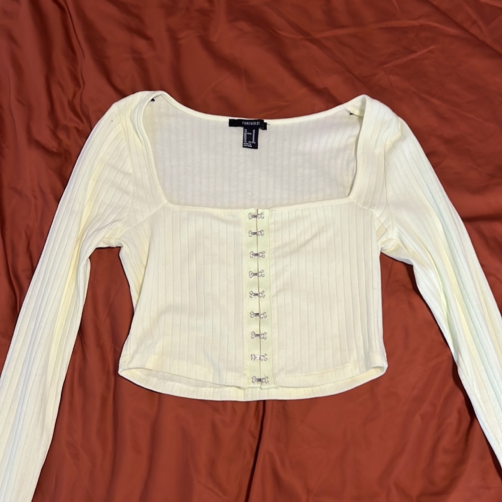 Lime green long sleeve rave shirt - never worn